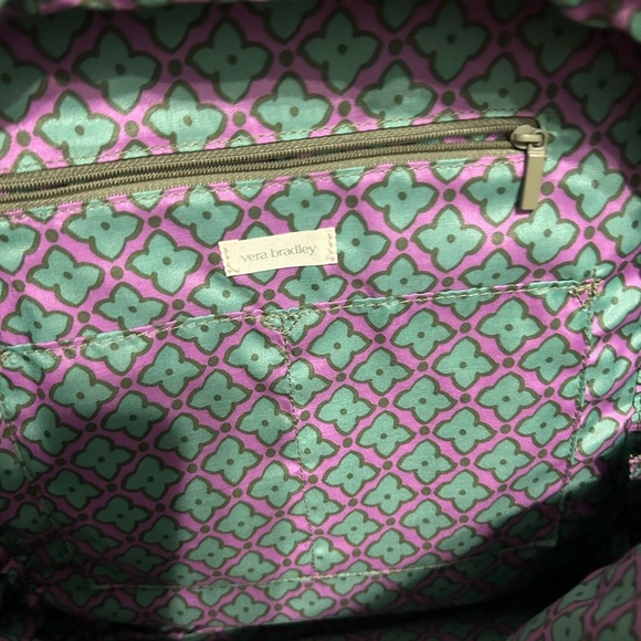 Vera Bradley Outlet Ultralight Commuter Backpack in the color Sage Green olive